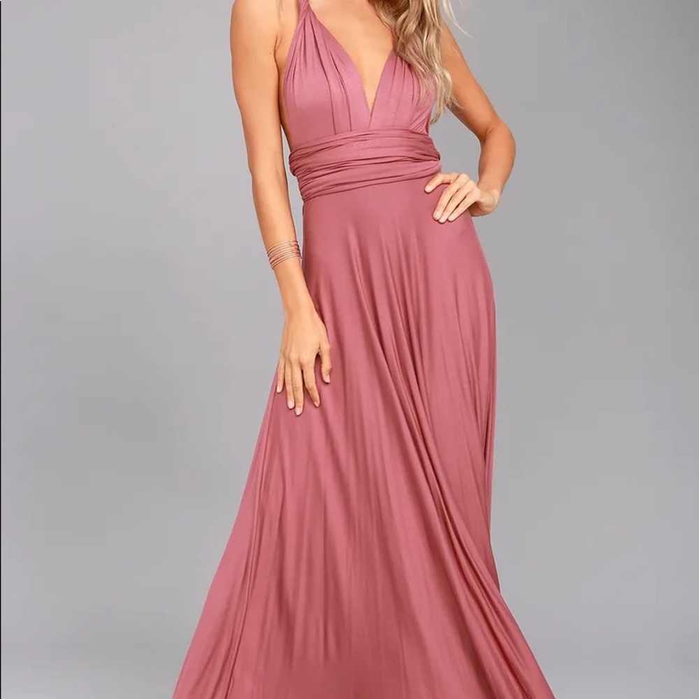 Dusty Rose Floorlength versatile dress